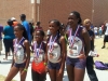 Midget Girls 4x100 relay medalists