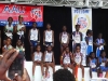 9-10 girls on the podium for the 4x400