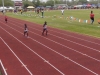 Todd and Demarien running the 200m