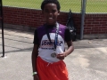 Davon took gold in the 800