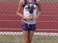 Michelle medaled in 400 and 1500