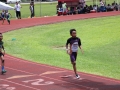 Connor running the 400m