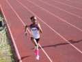 Hanna running the 100m
