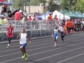 Kenneth running the 200m