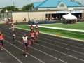 Kylah in the 4x100 relay