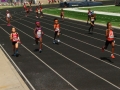 Ryann in the 4x100 relay