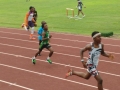 Kenneth running the 200