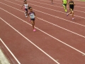 Layla running the 200