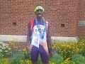 Deanthony 6th place medal in the 400