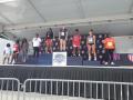 Amira medaling in the discus