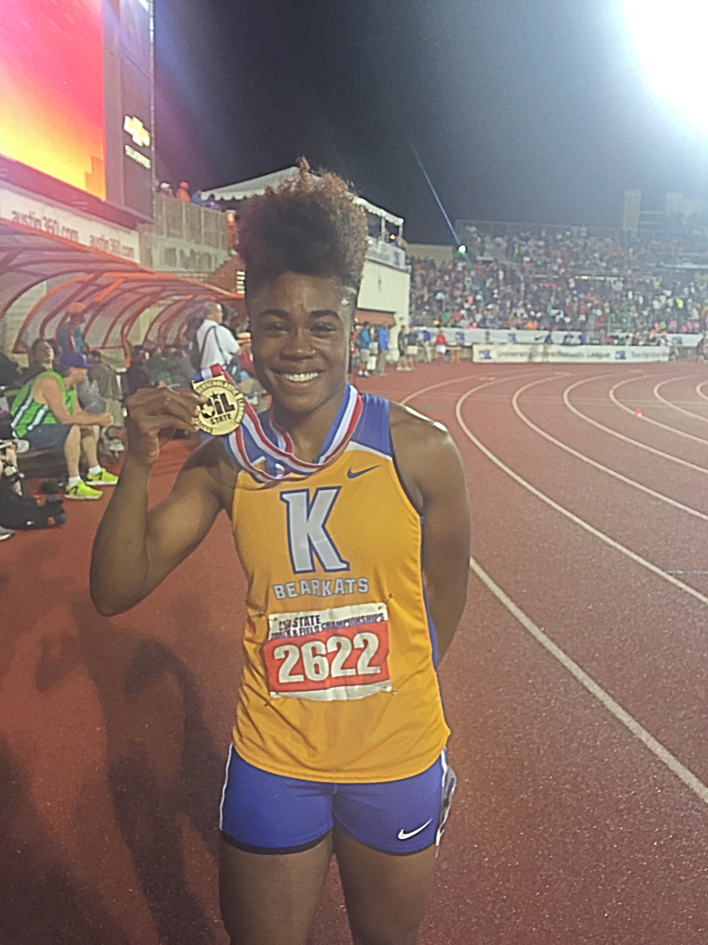 Imani Nave 6A 200 meter state champion